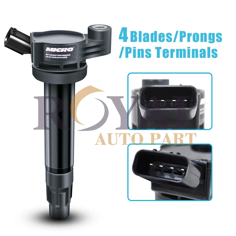 6 Uf430 OEM Quality Ignition coil&spark plug for Toyota Camry Sienna Lexus ES330 Foto 2 de 4