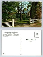 Home of General William Floyd Postcard Westernville New York Historical Site