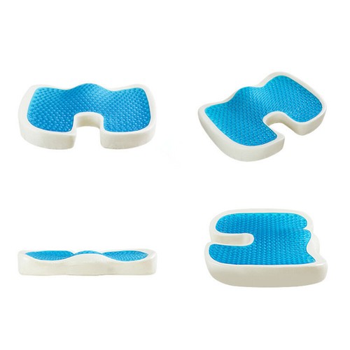 Chair Car Seat Cushion Gel Memory Foam Coccyx Tailbone Pain Relief Pad w/ Cover - Picture 11 of 28