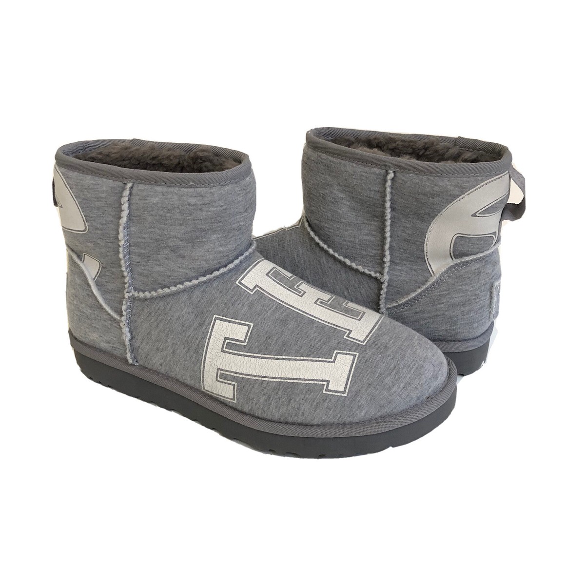 UGG Men\'s Charcoal Fleece Slip-Ons Grey Size 10 Never Worn!! Men main image 2