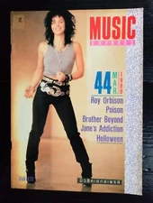 1989 Joan Jett Tiffany Sheena Easton Quiet Riot Ozzy Osbourne Book MEGA RARE!!!