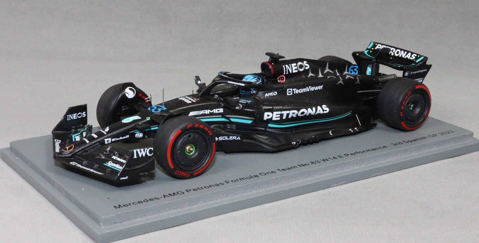 Spark Mercedes-AMG F1 W14 E Spanish Grand Prix 2023 George Russell S8912 1/43NEW