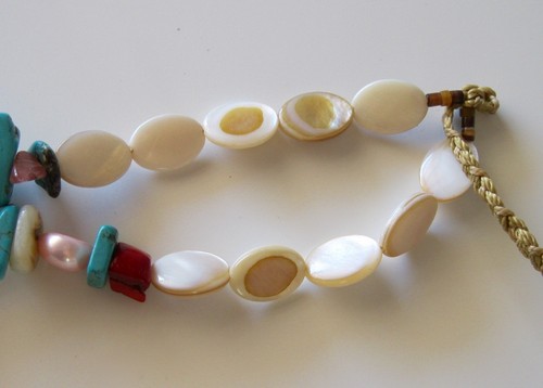 Santo Domingo TREASURE Necklace/Belt 47" Long by Artist Matthew Moquino - Picture 6 of 7