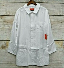 White Lab Jacket Orange Standard Size 4X Doheny Long Sleeve Unisex New