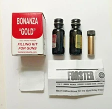 Custom Gold Inlay Filling For Engraving & Lettering - Forster Bonanza - All Guns