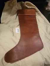 Will Leather Goods  Christmas Stockings all leather 