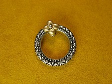 BARBARA BIXBY FLOR BISAGRAS CONECTOR CÍRCULO ANILLO COLLAR CADENA Accesorio SS18K