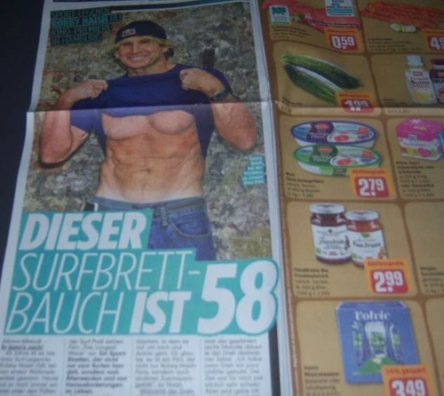 Robby Naish Surfer Shirtless Report Clippings #2550
