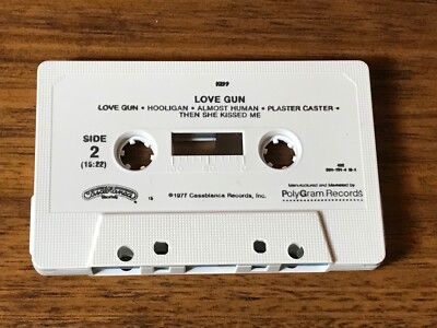 KISS ~ LOVE GUN ~ ORIGINAL CASSETTE ~ 1977 | eBay
