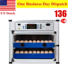 136/340 Eggs Incubator Automatic With Wifi Function For Hatching Chicken Quail