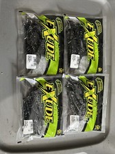 LOT OF 4 PACKAGES MISTER TWISTER 3 3/4" EXUDE SHRIMP - Gray Ghost