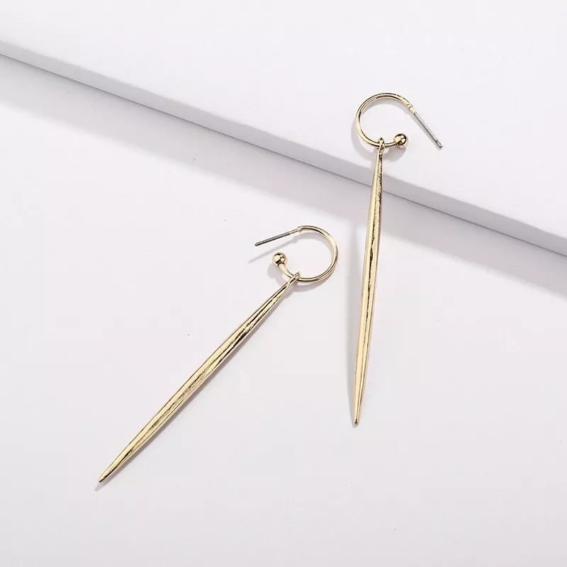Metal bar best sale earring