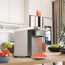 Electric Dicing Machine Commercial Vegetable Carrot Potato Dicer + Grid Blade