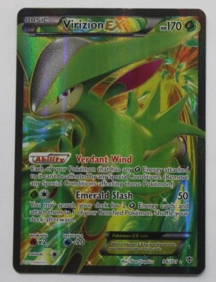 Virizion EX Full Art NM Plasma Blast 96//101 Pokemon TCG