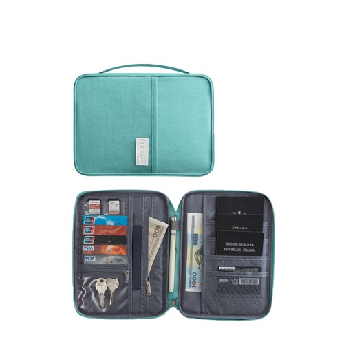 Waterproof Passport Holder Travel Document Wallet RFID Bag Family Case Organizer - Picture 16 of 27