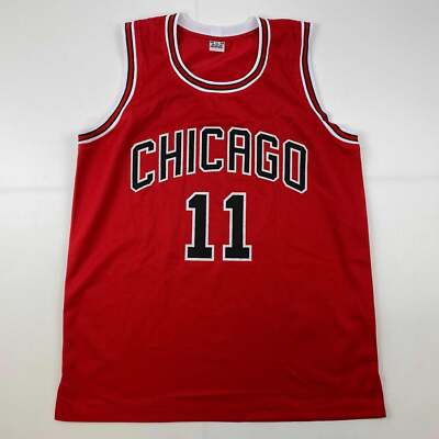 Maillot De Basket Rouge De Chicago Signé Par DeMar DeRozan (Beckett