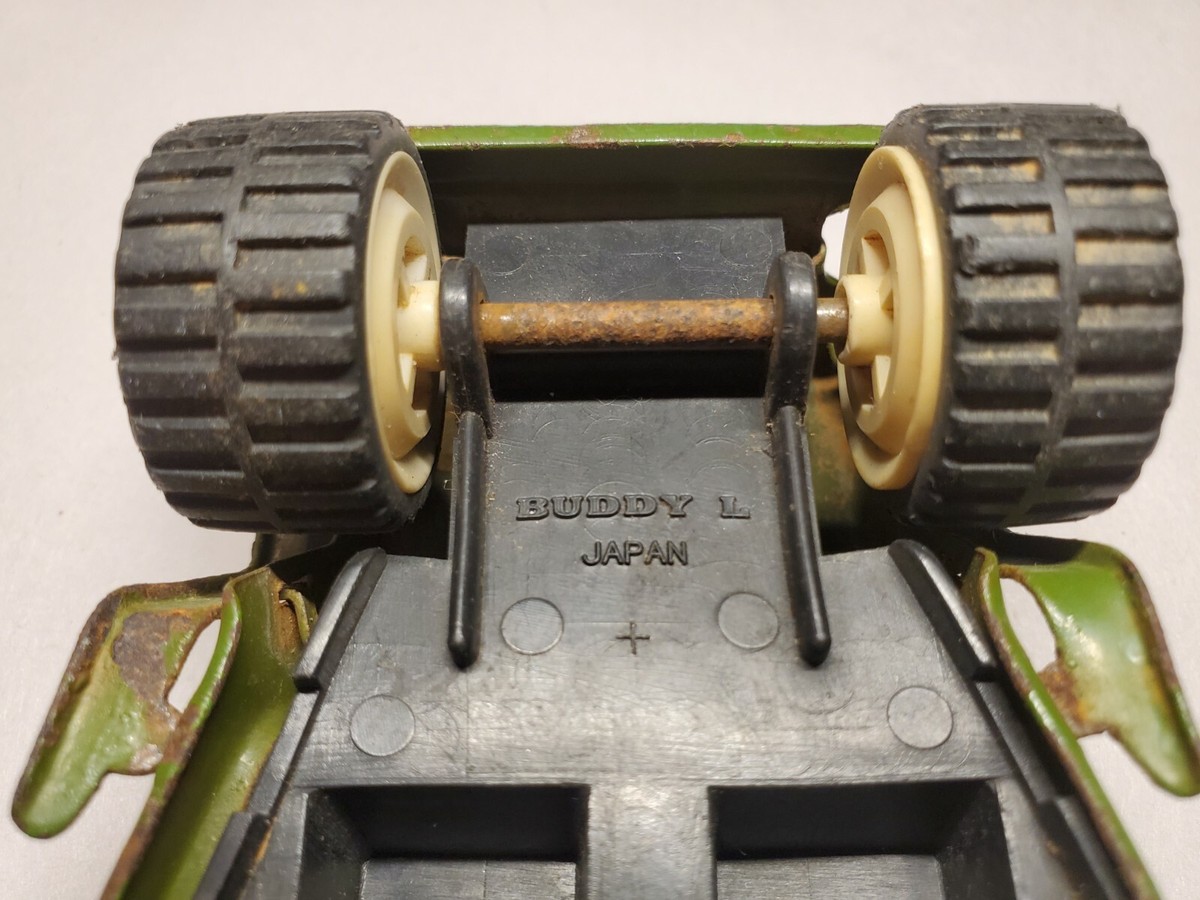 Vintage 1980's BUDDY L Army Jeep HQ 4928 STEEL FRAME Army Vintage 1980's BUDDY L Army Jeep HQ 4928 STEEL FRAME Army
