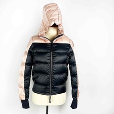 Nordstrom Parajumpers Mariah Hooded Down Puffer Jacket Coat Pink Black Size Xs