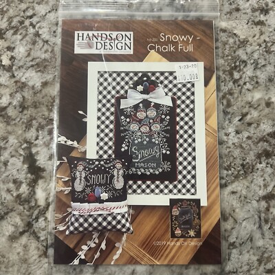 Hands On Design Snowy - Chalk Full Cross Stitch Pattern