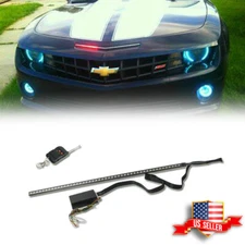 1set  7-Color RGB LED Knight Rider Strip Under Hood Behind Grille Light Bar 24''