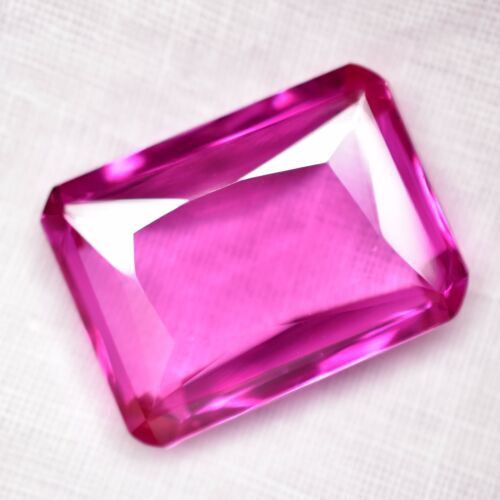 Rubis Rose Naturel De Mogok 21.30 Carats - Coupe Asscher, Certifié AGL - Gemme Collection
