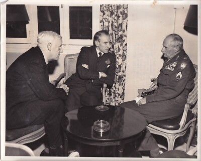 Original Press Photo Field Marshal Viscount Montgomery Dep Com SHAPE 15.11.1951