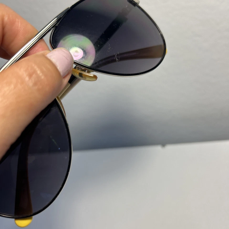 Gafas de sol unisex amarillo y negro estilo avaitor Foto 4 de 4