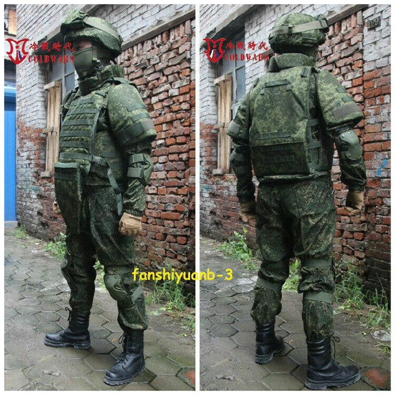 Russian Bulletproof Tactical Vest 6b45 Combat Gear Protective Set Cosplay Outfit - Image 4 of 4