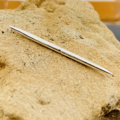 925 Sterling Silver Notch Tusk, Tribal Spike Tusk Size: 18g to 00g and Custom - Picture 2 of 8