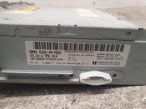 BMW 5 SERIES RADIO CD STEREO HEAD UNIT 2003-2010 E60/ E61 6950814 #88021 - Picture 7 of 8