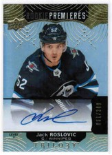 17/18 2017 UD TRILOGY HOCKEY ROOKIE PREMIERES AUTO CARDS 84-116 U-Pick From List