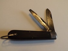 Vintage Utica Cutlery Co. Utica NY Made in USA 2 Blade Pocket Knife VG