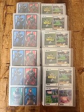 5x Complete Panini Fortnite 1575 Card Set