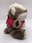 CHELSEA TEDDY BEAR CO Wisconsin BADGER 6" Plush Badgers Red Shirt White Brown — photo 2