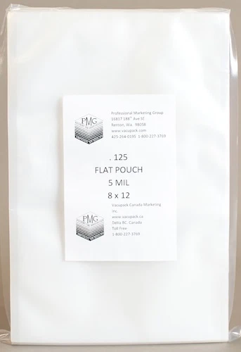 5 Mil 8x12, 125ct FLAT CHAMBER BAG Vacuum Seal Food Machines ARY VacMaster
Opens in a new window or