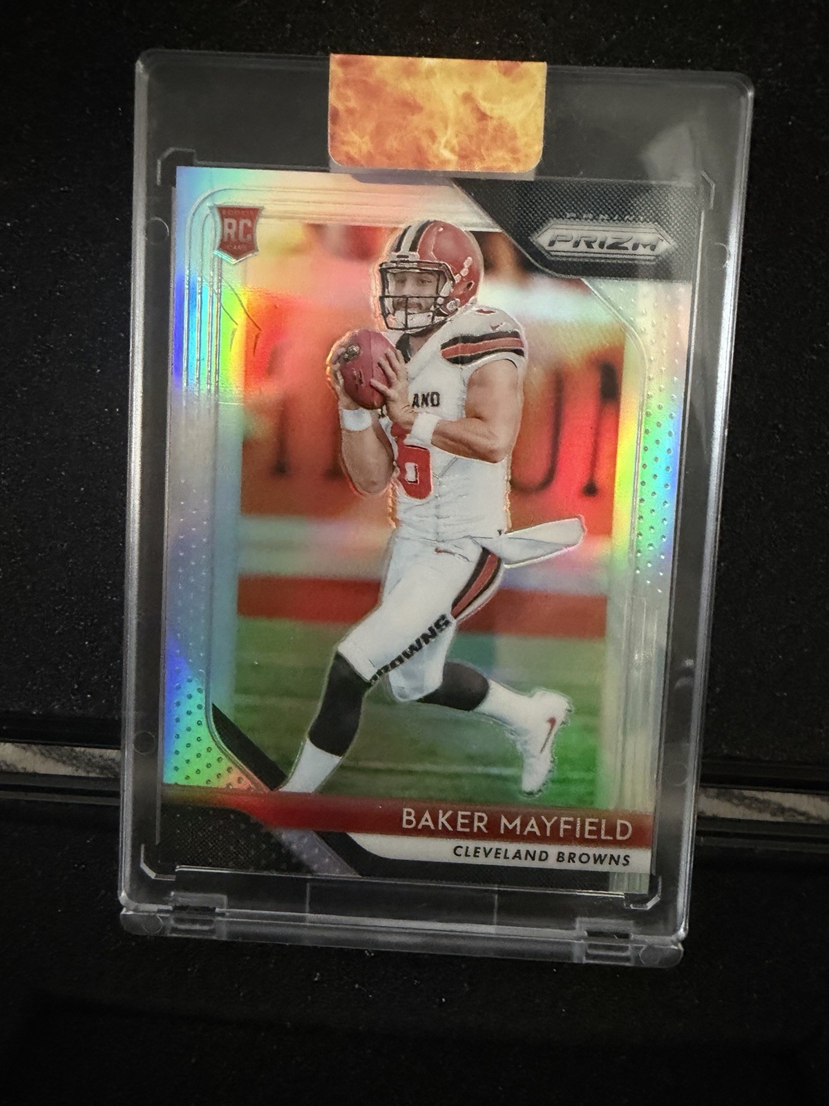 2018 Panini Prizm Rookie Baker Mayfield #201 Silver Prizm (RC)
