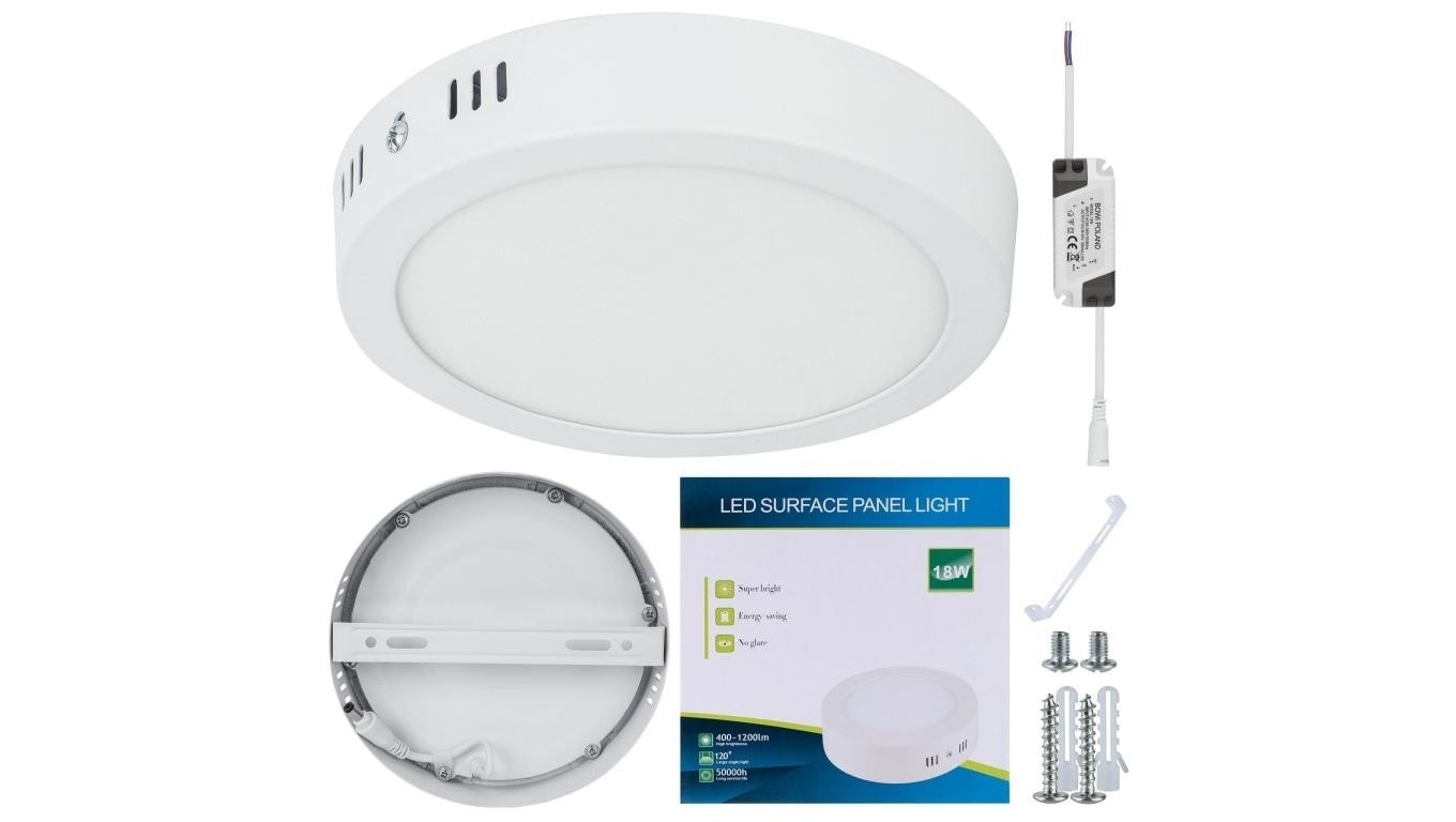 18W 4000K 1350LM Ceiling Round Surface Mounted LED Neutral 008360