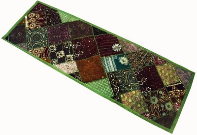 60'' Embroidery Patchwork Tapestry Table Runner Throw Home Decor Wall Hanging