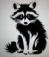 Raccoon Decal