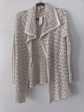 LOFT Outlet Open Front Cardigan Women's Medium NWT Oatmeal