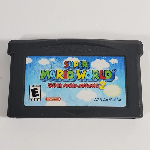 Super Mario World Super Mario Advance 2 GBA Game Boy Advance 2002 Cartridge Only
