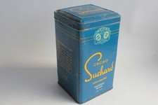 Boîte chocolats tôle lithographiée Cacao solubilisé Suchard (65343)