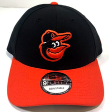 Baltimore Orioles MLB NE The League Road Adjustable Hat~ Black/Orange