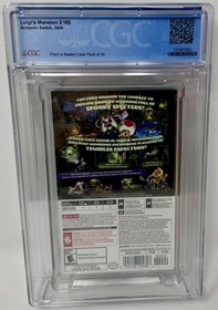 CGC Graded Luigi's Mansion 2 HD NEW Nintendo Switch (1019819002, 9.9 A++)