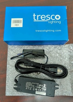 Tresco DC-ELT18-CON 12VDC 18W Plug-In Power Supply w/ 6-Snap Block - Black