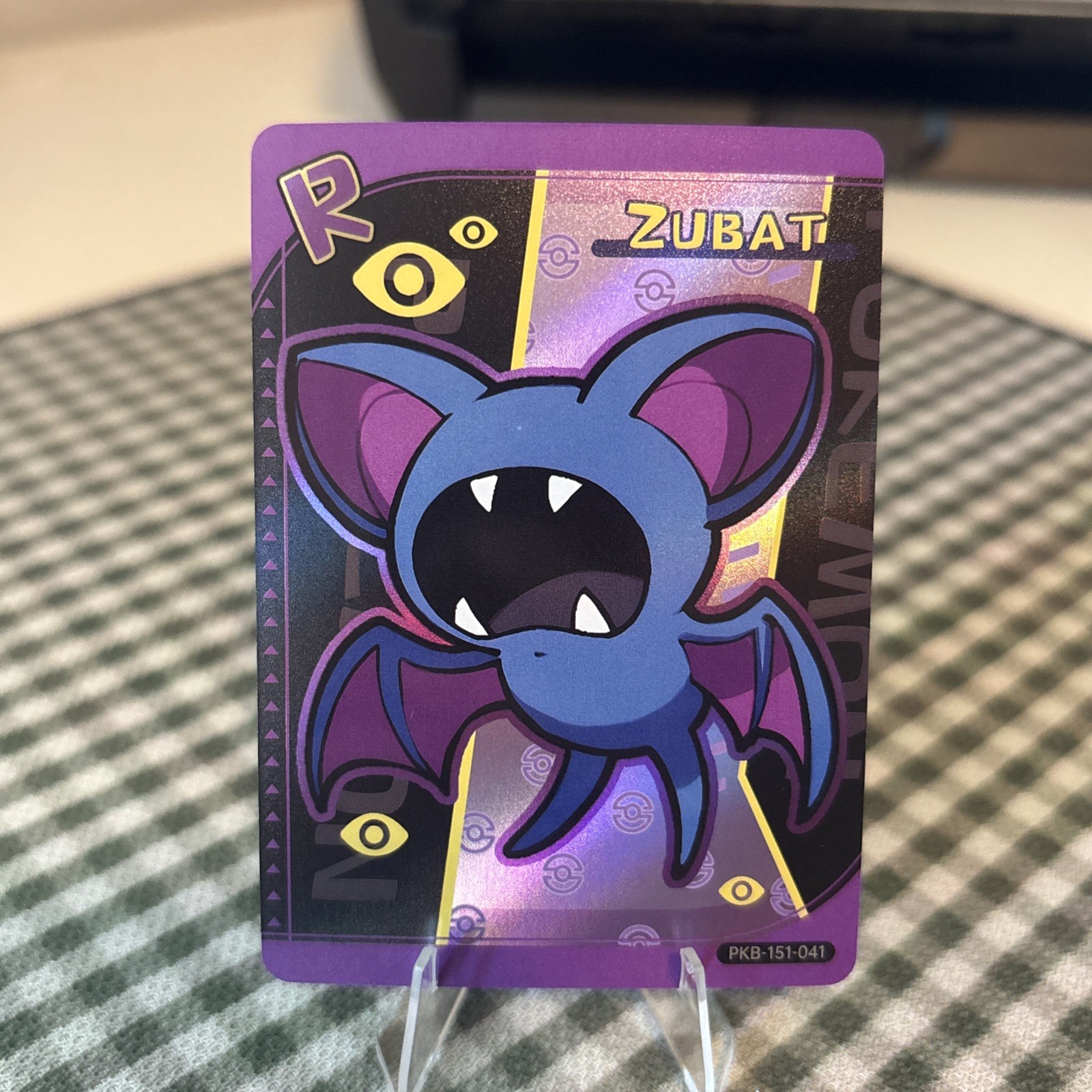 Poke Baby Zubat R PKB-151-041 Pokemon Chinese Holo NON TCG Fan Art
