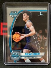 Nolan Traore 2025 Bowman Chrome U 1st Bowman Rookie Card RC #56 Brooklyn Nets 