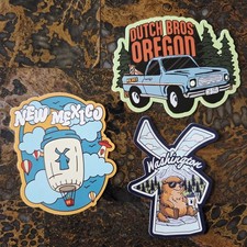 Dutch Bros WA, OR, & New Mexico STATE Sticker...
