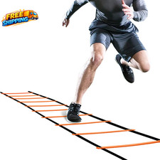 Pro Agility Ladder Agility Training Ladder Speed 12 Rung 20Ft with Carrying Bag