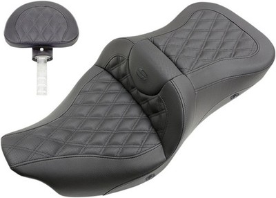 Saddlemen Heated RoadSofa LS Seat with Backrest Harley FLHTCUTG